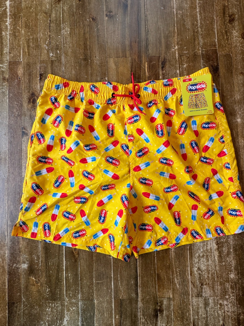 SWAG Brand Popsicle Swim Trunk Shorts Mens XXL Stretch Outdoors Mesh NWT